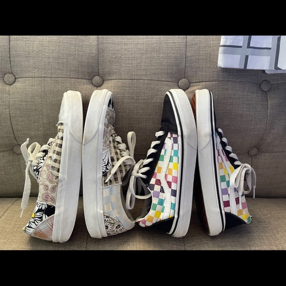 Vans patchwork & checkerboard size 6 - Picture 5 of 11